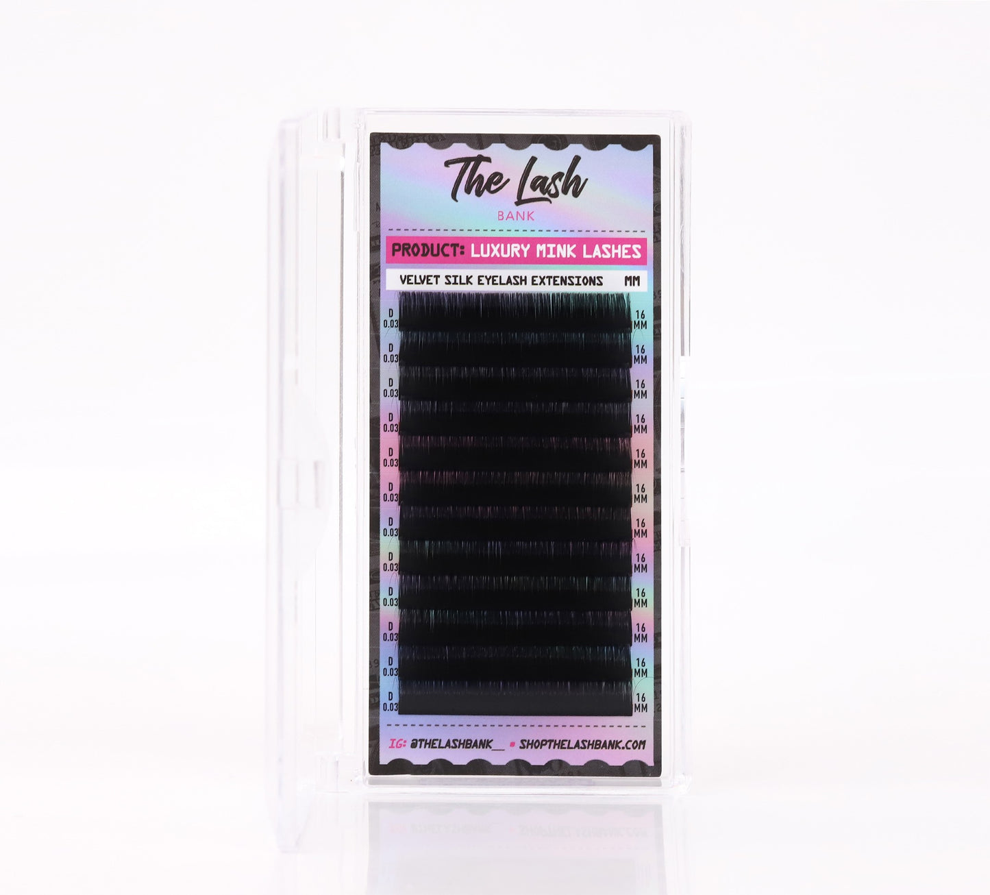 .03 VELVET SILK Single Length Volume Lash Extensions