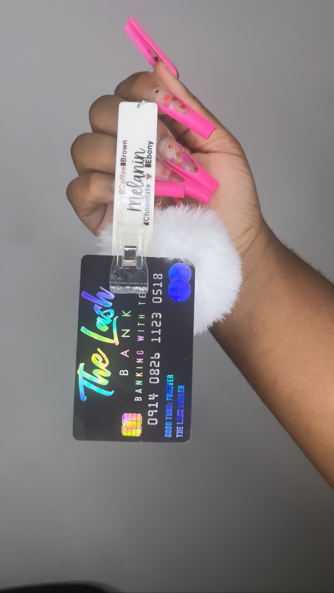 Card Grabber W| Pom Pom Ball