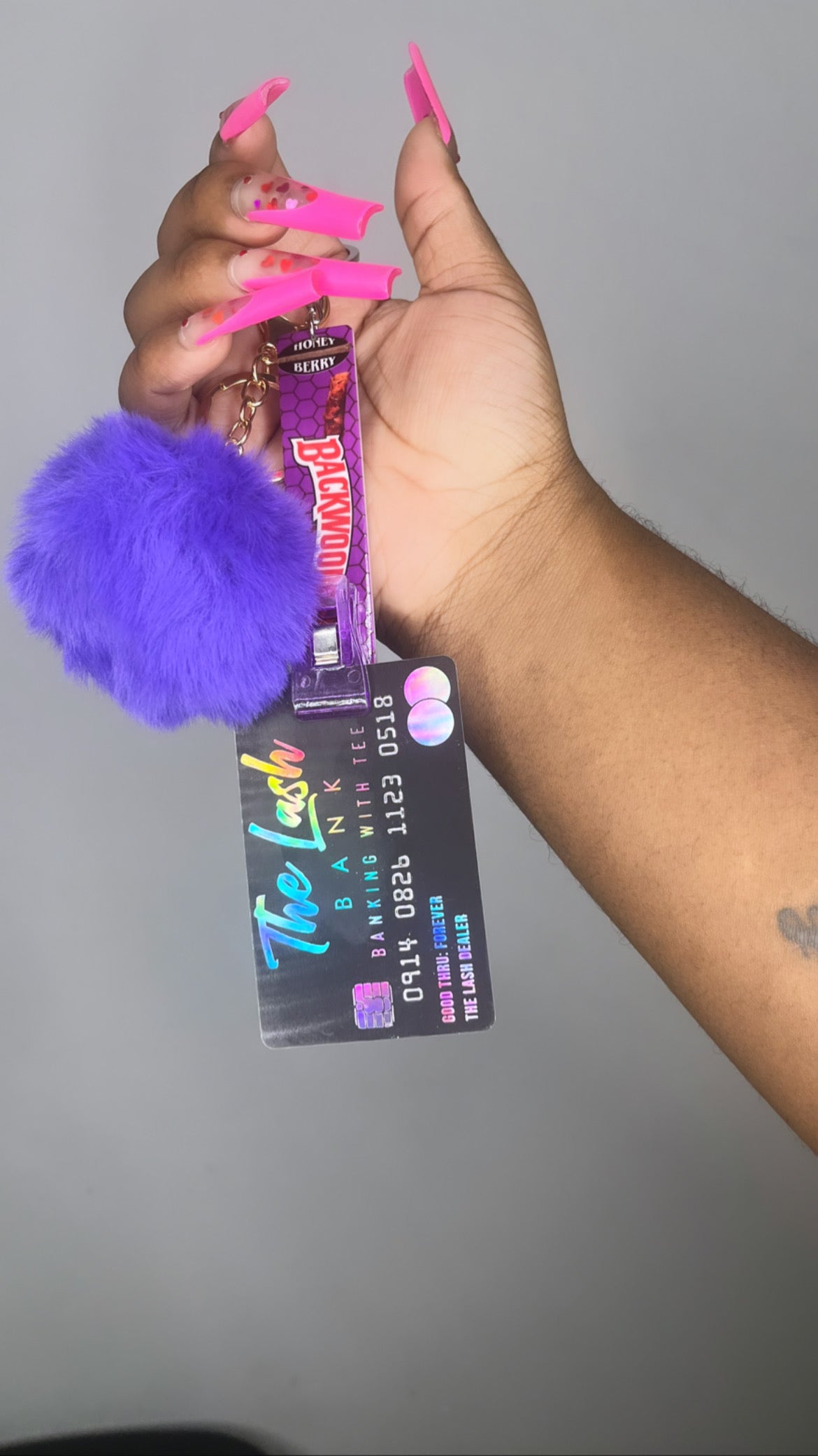 Card Grabber W| Pom Pom Ball